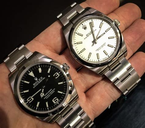 rolex oyster perpetual vs explorer|rolex explorer oystersteel.